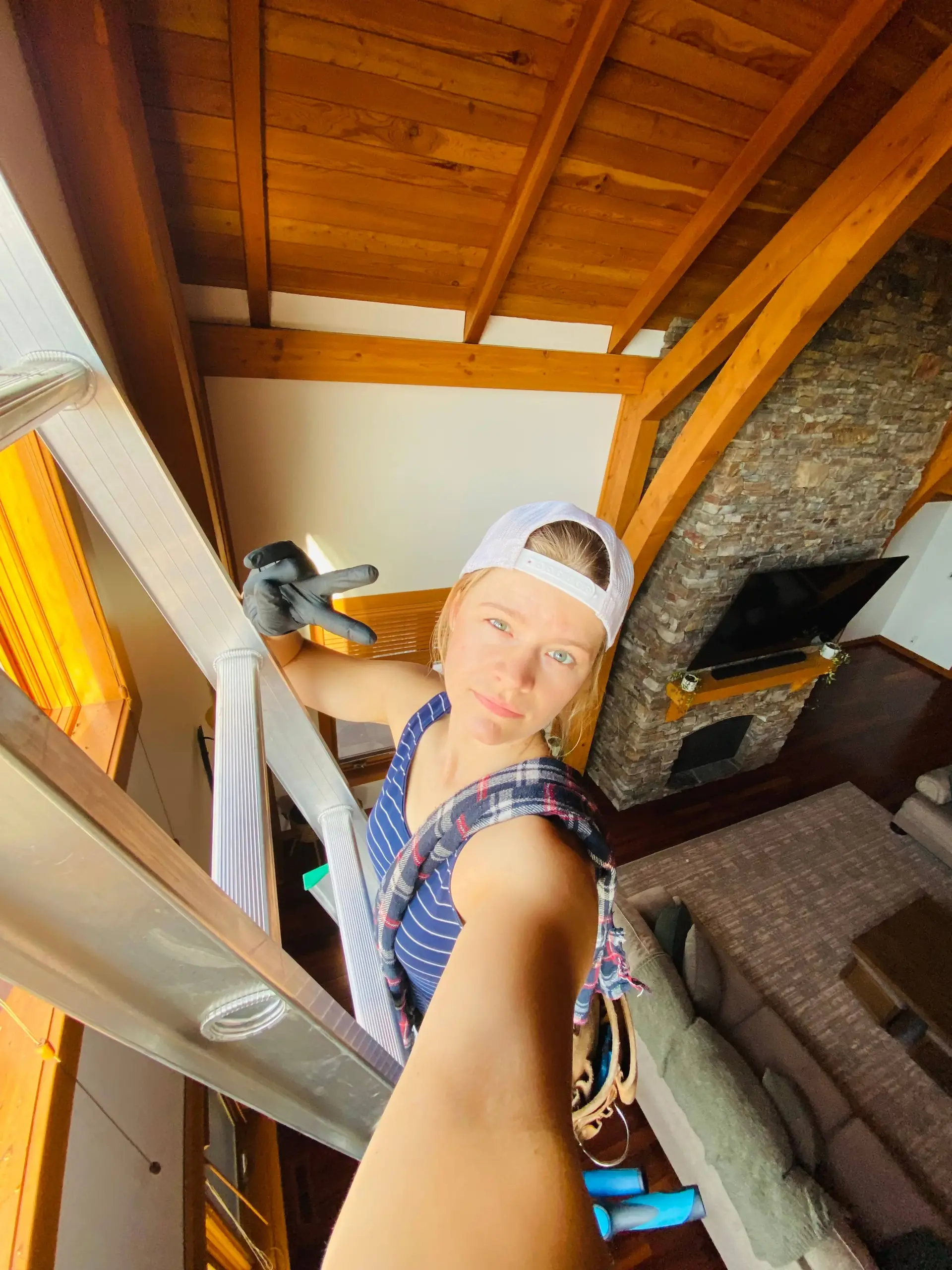 Linnae performing Steam Cleaning