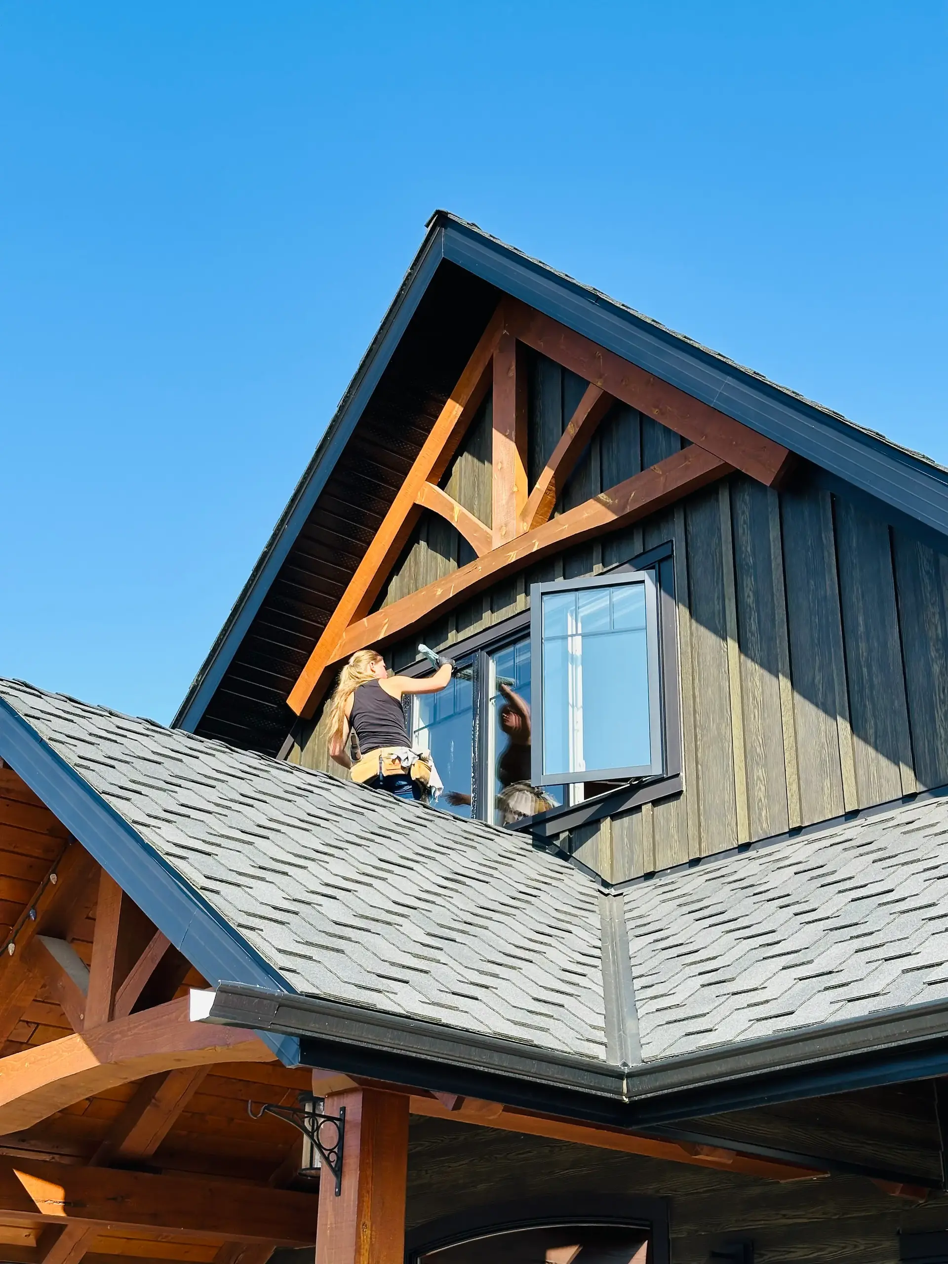 Peace Home Services team delivering quality window cleaning