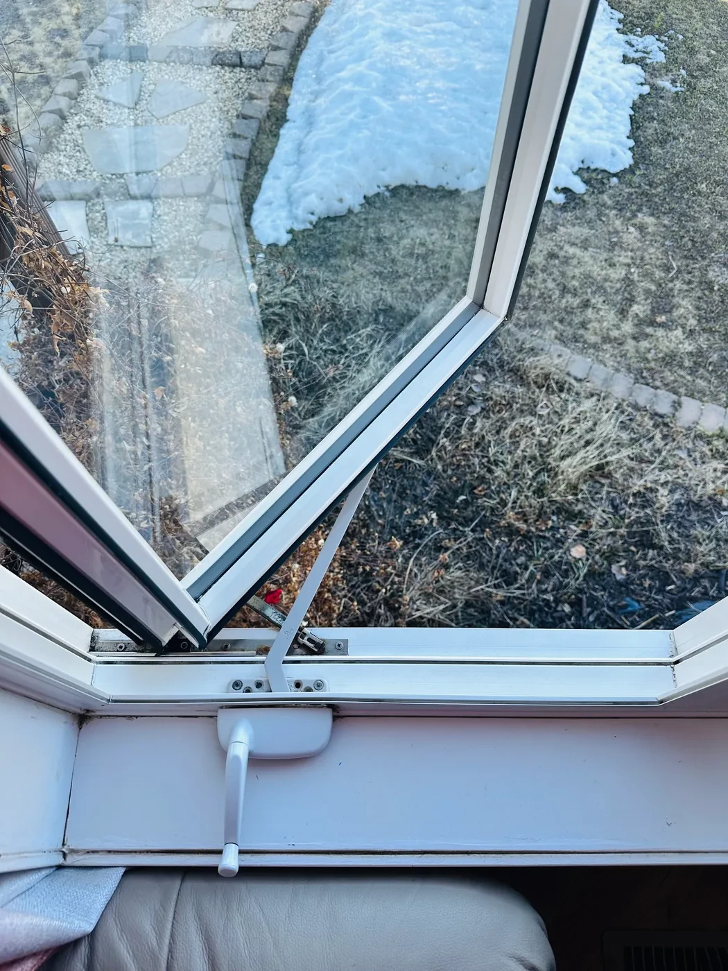 Clean window track after detailing